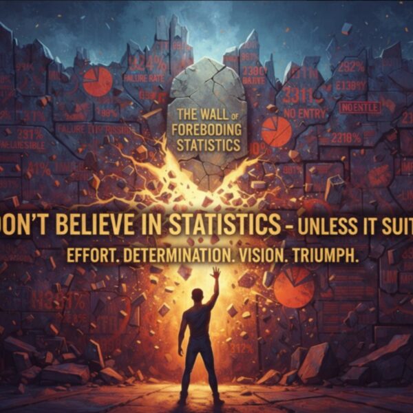 Don’t believe in statistics … unless it suits!