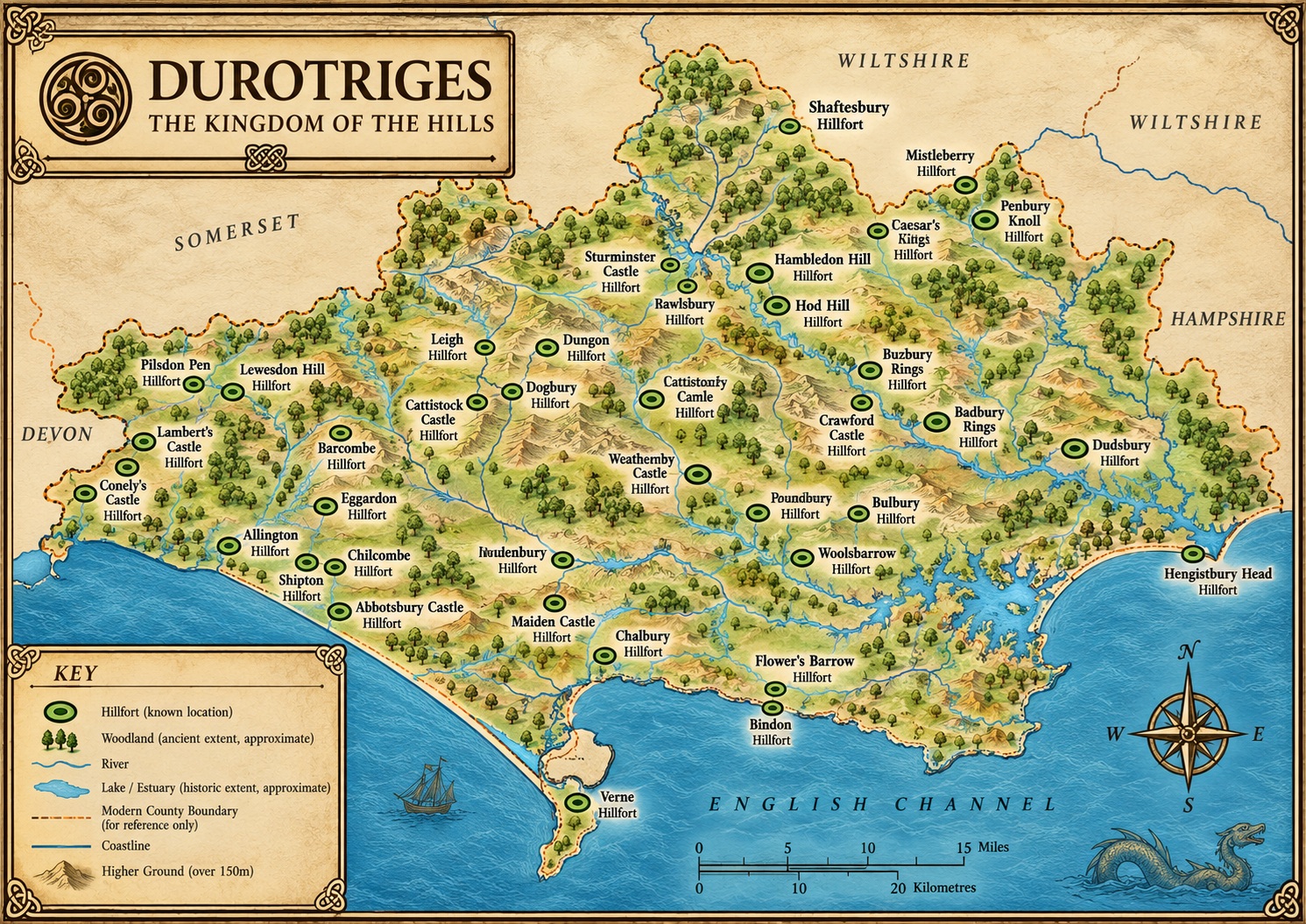 Durotriges map